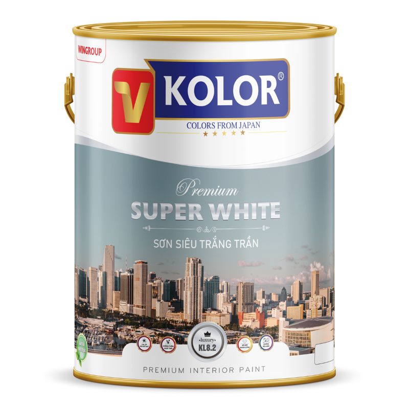 Sơn Siêu Trắng Trần V-Kolor