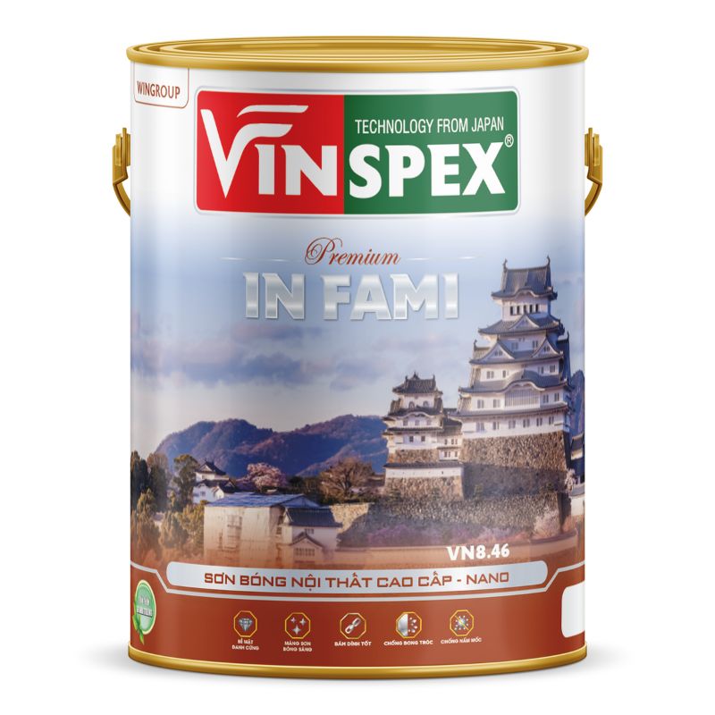 Sơn Bóng Nội Thất Vinspex Cao Cấp - Nano