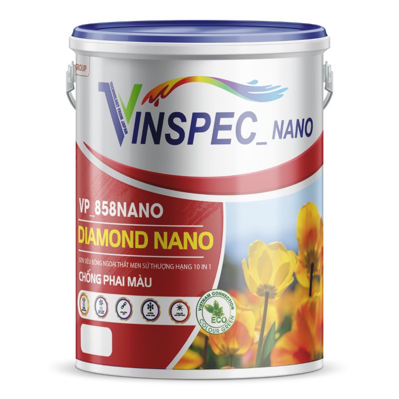 Sơn Siêu Bóng Ngoại Thất Men Sứ Thượng Hạng Vinspec 10 in 1